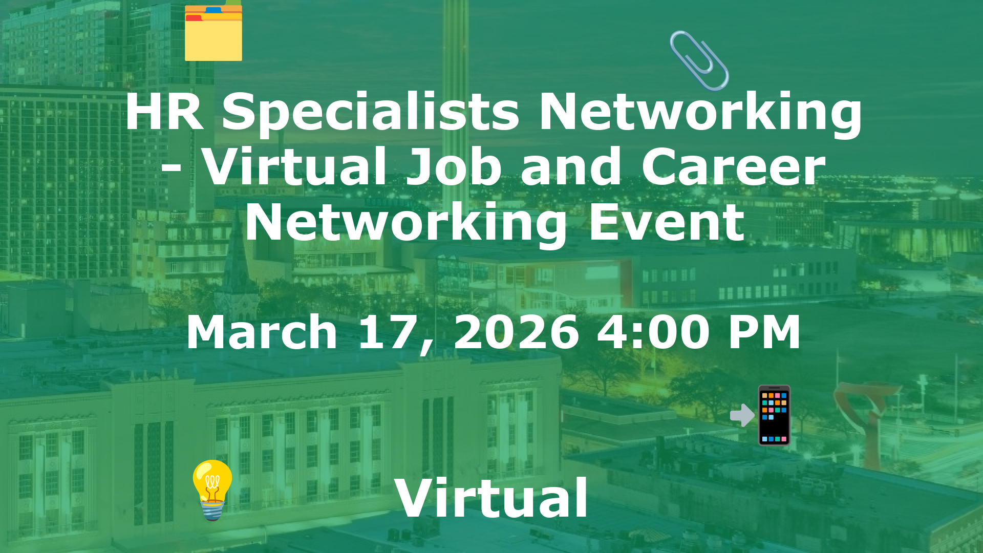 HR Specialists Networking - Virtual Job and Career Networking Event event image
